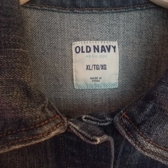Old Navy denim Jacket Size XL - Picture 2 of 3